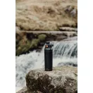 Sticla termos, Nordic Drift, 2610E19301, 750 ml, Cu maner, 27.5xØ7.9 cm, Otel inoxidabil, Polipropilena, Negru