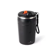   Cana termos, Nordic Drift, 2610E19303, 350 ml, Cu maner, 15.1xØ8.6 cm, Otel inoxidabil, Polipropilena, Negru