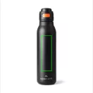 Sticla termos, Nordic Drift, 2610E19304, 750 ml, Cu maner, 32.5xØ7.1 cm, Otel inoxidabil, Negru