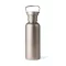 Sticla de apa, Nordic Drift, 2610E18356, 600 ml, Cu maner, 22.5xØ7.2 cm, Metal, Polipropilena, Argintiu