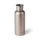 Sticla de apa, Nordic Drift, 2610E18356, 600 ml, Cu maner, 22.5xØ7.2 cm, Metal, Polipropilena, Argintiu