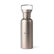   Sticla de apa, Nordic Drift, 2610E18356, 600 ml, Cu maner, 22.5xØ7.2 cm, Metal, Polipropilena, Argintiu