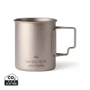 Cana usoara si rezistenta, Nordic Drift, 2610E19413, 450 ml, 9.3xØ7.7 cm, Metal, Argintiu