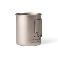   Cana usoara si rezistenta, Nordic Drift, 2610E19413, 450 ml, 9.3xØ7.7 cm, Metal, Argintiu