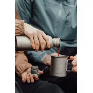   Cana usoara si rezistenta, Nordic Drift, 2610E19413, 450 ml, 9.3xØ7.7 cm, Metal, Argintiu
