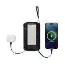 Powerbank Nordic Drift, 2610E18000, 10000 mAh, 20 W, USB-A, USB-C, 17.4x10x2.9 cm, ABS, Policarbonat, Negru