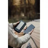   Powerbank Nordic Drift, 2610E18000, 10000 mAh, 20 W, USB-A, USB-C, 17.4x10x2.9 cm, ABS, Policarbonat, Negru