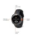 Smartwatch, Nordic Drift, 2610E17609, 26.5x5x1.4 cm, Metal, ABS, Negru