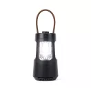 Boxa portabila cu lampa camping, Nordic Drift, 2610E18814, 10W, Wireless, 18xØ9.6 cm, ABS, Fier, Negru