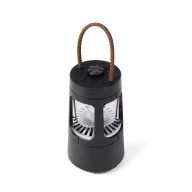   Boxa portabila cu lampa camping, Nordic Drift, 2610E18814, 10W, Wireless, 18xØ9.6 cm, ABS, Fier, Negru