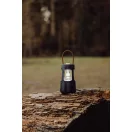 Boxa portabila cu lampa camping, Nordic Drift, 2610E18814, 10W, Wireless, 18xØ9.6 cm, ABS, Fier, Negru
