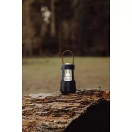   Boxa portabila cu lampa camping, Nordic Drift, 2610E18814, 10W, Wireless, 18xØ9.6 cm, ABS, Fier, Negru