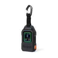   Alarma portabila multifunctionala cu detector CO, Nordic Drift, 2610E18067, 5.6x3.1x9.7 cm, ABS, Negru