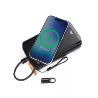  Cablu de incarcare, Nordic Drift, 2610E17655, 60 W, 18x4x1.5 cm, Zinc, rPET, Negru