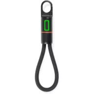   Cablu de incarcare, Nordic Drift, 2610E17655, 60 W, 18x4x1.5 cm, Zinc, rPET, Negru