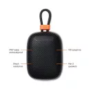 Boxa portabila rezistenta la praf, Nordic Drift, 2610E18815, 5W, Wireless, 15.5x8x4.5 cm, ABS, Poliuretan, Negru