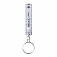   Rigla pliabila 50 cm, 10 plieri, Everestus, FS, abs, fier, alb