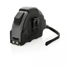 Ruleta 8M/25 mm cu auto stop, Everestus, 42FEB230807, 10x8.7x4.8 cm, ABS, Otel, Negru