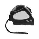 Ruleta 8M/25 mm cu auto stop, Everestus, 42FEB230807, 10x8.7x4.8 cm, ABS, Otel, Negru