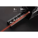 Ruleta 5M si 30M laser, GearX, 22FEB0179, 6.5x4.4x6.7 cm, ABS, Negru