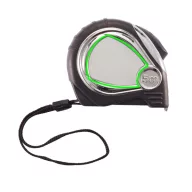   Ruleta cromata lungime 5 m, auto stop, Everestus, 20IAN1388, Negru, ABS, Termoplastic