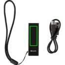 Ruleta laser 30M, 2401E16216, GearX, 6.9x6x1.4 cm, Aluminiu, Negru