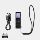 Ruleta laser 30M, 2401E16216, GearX, 6.9x6x1.4 cm, Aluminiu, Negru