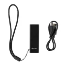 Ruleta laser 30M, 2401E16216, GearX, 6.9x6x1.4 cm, Aluminiu, Negru