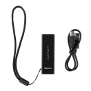 Ruleta laser 30M, 2401E16216, GearX, 6.9x6x1.4 cm, Aluminiu, Negru