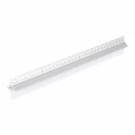   Rigla triunghiulara 30cm, 5 scari diferite, Everestus, 20IAN1373, Argintiu, Aluminiu