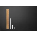 Rigla 30 cm, 2401E16417, Everestus, 31x4x0.6 cm, Bambus, Maro