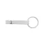 Breloc cu desfacator de sticle, 2410E23370, Everestus, 6 x 1.7 x 1 cm, Zinc, Argintiu