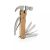 Ciocan multifunctional, Everestus, 42FEB230346, 14.7x7.2x2 cm, Lemn, Otel, Maro