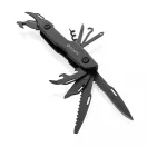 Briceag cu 13 functii, GearX, 22FEB1403, 9.8x2.6x1.7 cm, Otel, Negru