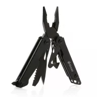   Cleste multifunctional, GearX, 22FEB1404, 11.7x3.8x1.9 cm, Otel, Negru
