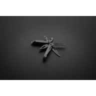   Cleste multifunctional, GearX, 22FEB1404, 11.7x3.8x1.9 cm, Otel, Negru