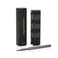   Set surubelnite 56 piese, 2401E16218, GearX, 15x3.6x3.6 cm, Aluminiu, Negru