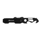 Cutter pliabil cu carabina, 2509E17049, GearX, 9.1x2.3x0.8 cm, Otel, Negru