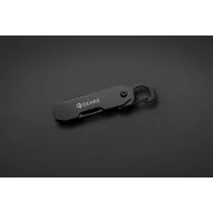   Cutter pliabil cu carabina, 2509E17049, GearX, 9.1x2.3x0.8 cm, Otel, Negru