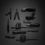   Surubelnita, GearX, 22FEB0184, 15.3x3.4x3.4xØ 3.4 cm, Polipropilena, Negru