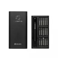   Set surubelnite, GearX, 42FEB230169, 13.3x6.7x1.6 cm, Aluminiu, ABS, Negru