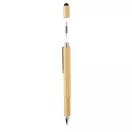 Pix unealta multifunctionala 5-in-1, 21MAR2821, 1.3x15 cm, Everestus, Bambus, Natur