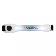   Curea de siguranta cu led-uri pentru brat, Everestus, 20IAN079, Termoplastic, Poliester, Alb