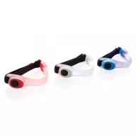   Curea de siguranta cu led-uri pentru brat, Everestus, 20IAN079, Termoplastic, Poliester, Alb