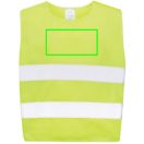 Vesta reflectorizanta pentru copii 3-6 ani, marime XS, 2401E16227, Everestus, 48x45x0.1 cm, rPET, Galben