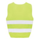 Vesta reflectorizanta pentru copii 3-6 ani, marime XS, 2401E16227, Everestus, 48x45x0.1 cm, rPET, Galben