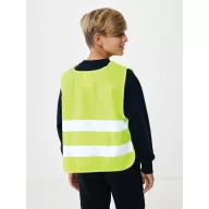   Vesta reflectorizanta pentru copii 7-12 ani, marime S, 2401E16228, Everestus, 50x48x0.1 cm, rPET, Galben