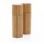 Set 2 rasnite sare si piper, Ukiyo, 22FEB0084, 5x5x14.8xØ 5 cm, Bambus, Natur