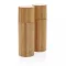 Set 2 rasnite sare si piper, Ukiyo, 22FEB0084, 5x5x14.8xØ 5 cm, Bambus, Natur