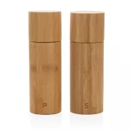   Set 2 rasnite sare si piper, Ukiyo, 22FEB0084, 5x5x14.8xØ 5 cm, Bambus, Natur
